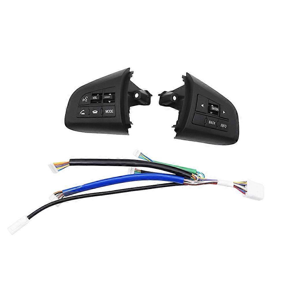 Car Steering Wheel Button Audio Control Button Switch with Wiring Harness for 3 5 CX7