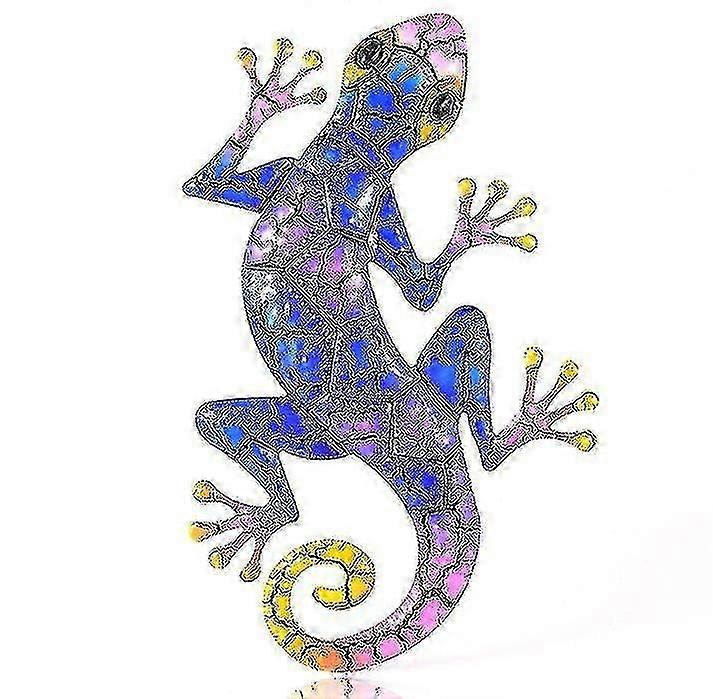 25-26 Metal Gecko Wall Decor Lizard