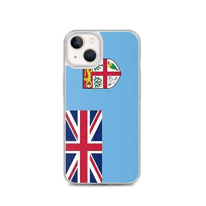 Phone Case - Fiji Flag - Compatible with iPhone 13 - Soft Case - Durable and Shockproof - Silicone - Pixelforma