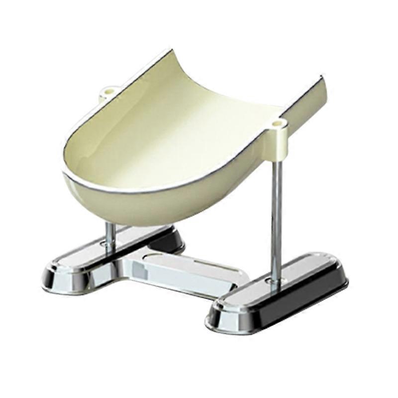 Single Layer Draining Soap Dish Soap Holder Tray Electroplating Storage Shelf Bathroom Supplies