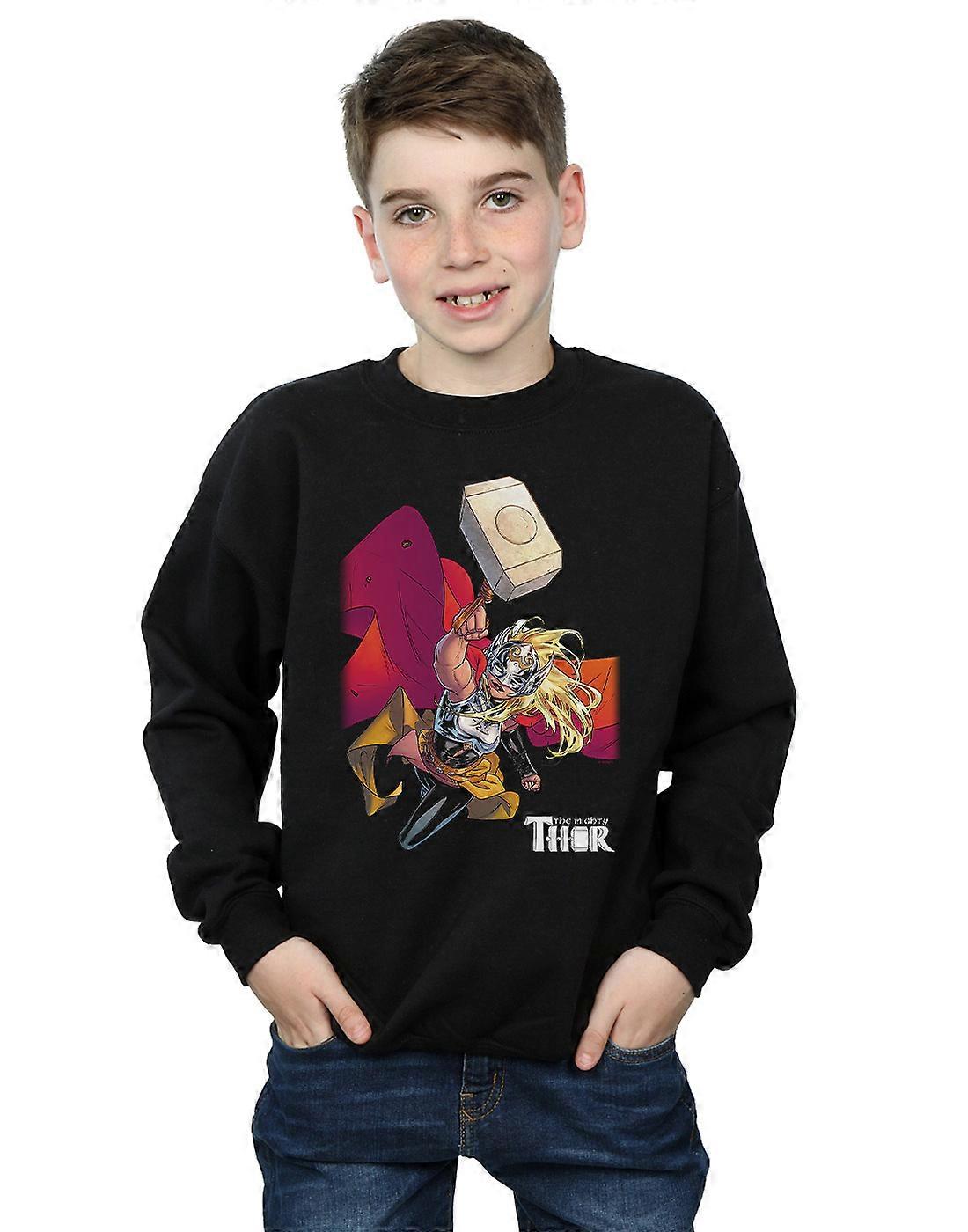 Marvel Boys The Mighty Thor Mjolnir Sweatshirt