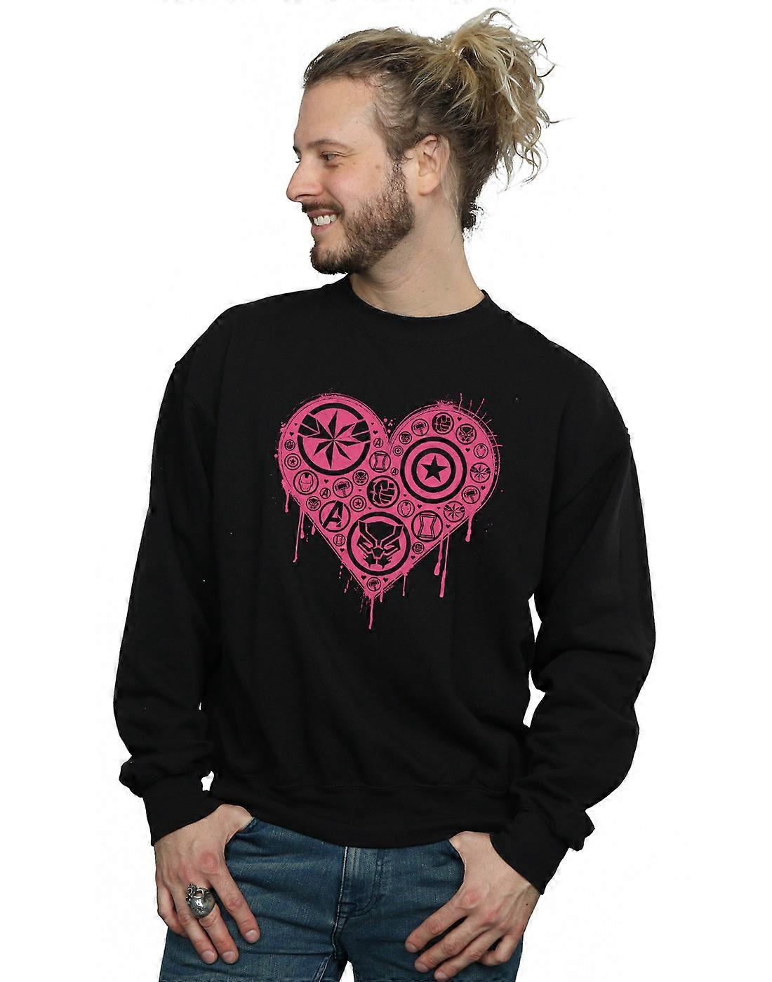 Marvel men ' s I Heart Avengers Pullover