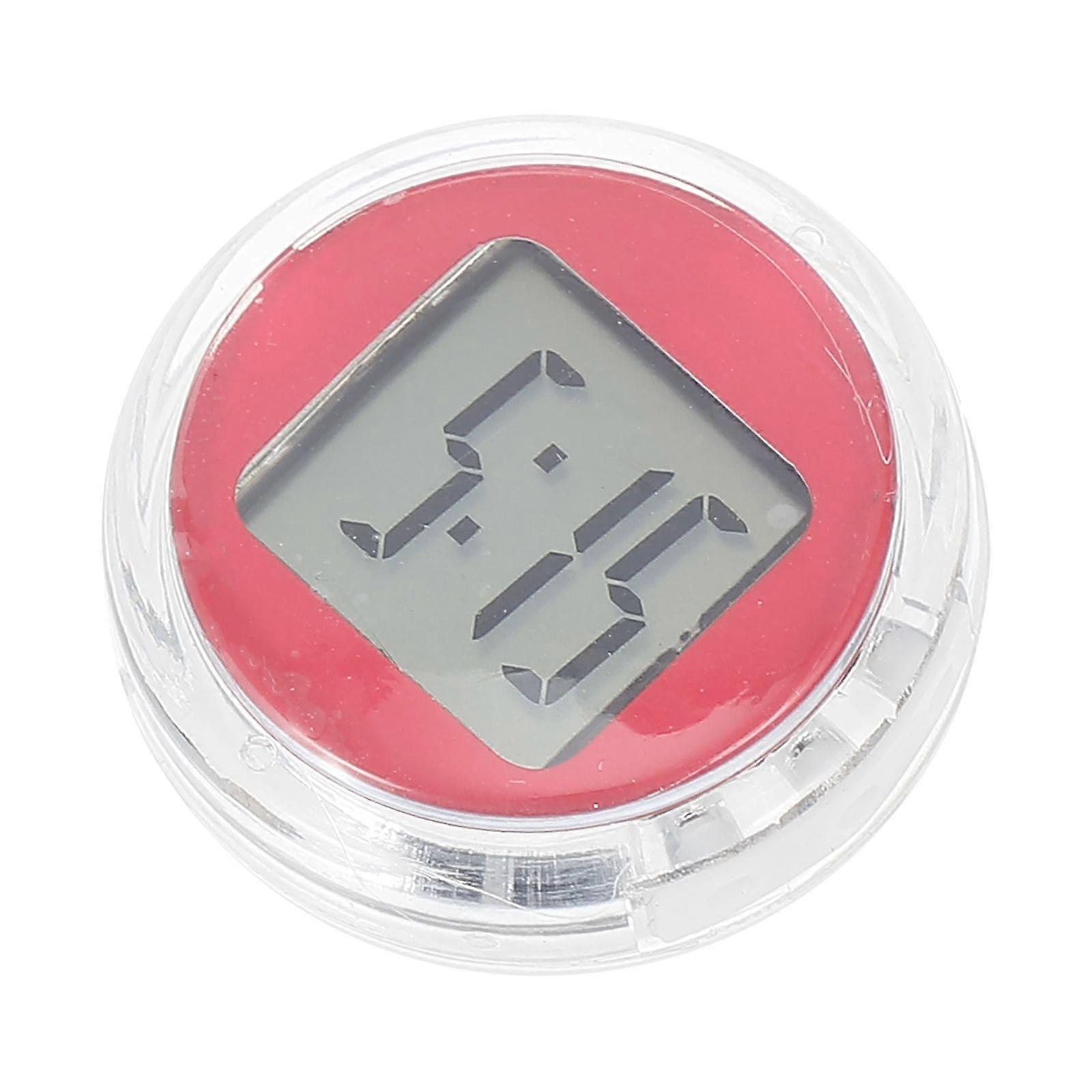Car Digital Clock Waterproof Function 3Pcs Self-Adhesive Motorcycle Dashboard