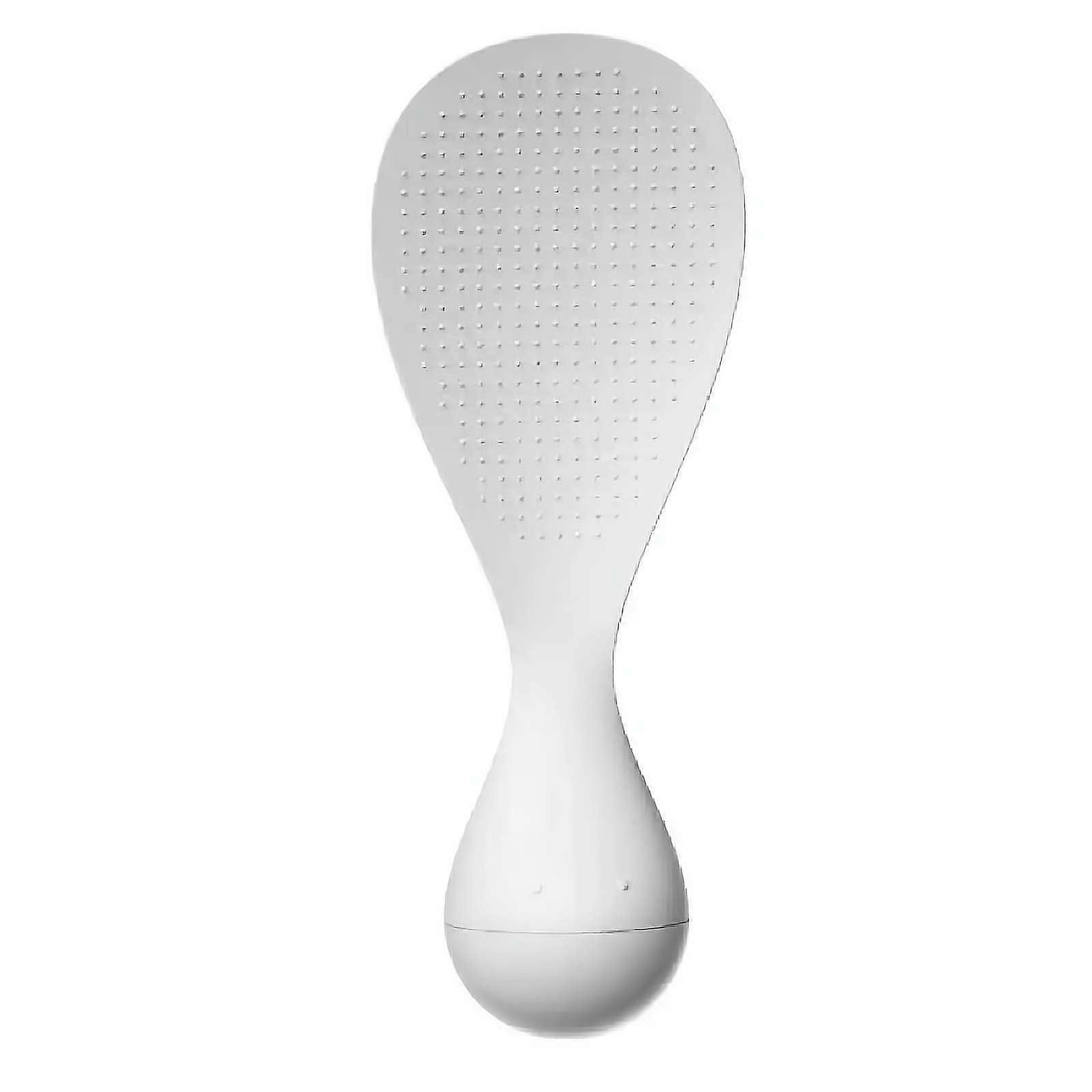 SelfStanding NonStick Rice Spoon with Ergonomic Grip for Easy Serving and Kitchen Use, White
