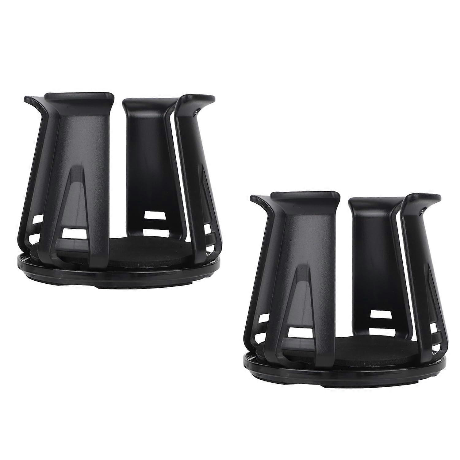 2pcs Universal Car Cup Holder Insert Black, SelfAdhesive Wiggle  Design for Secure Drink Holding