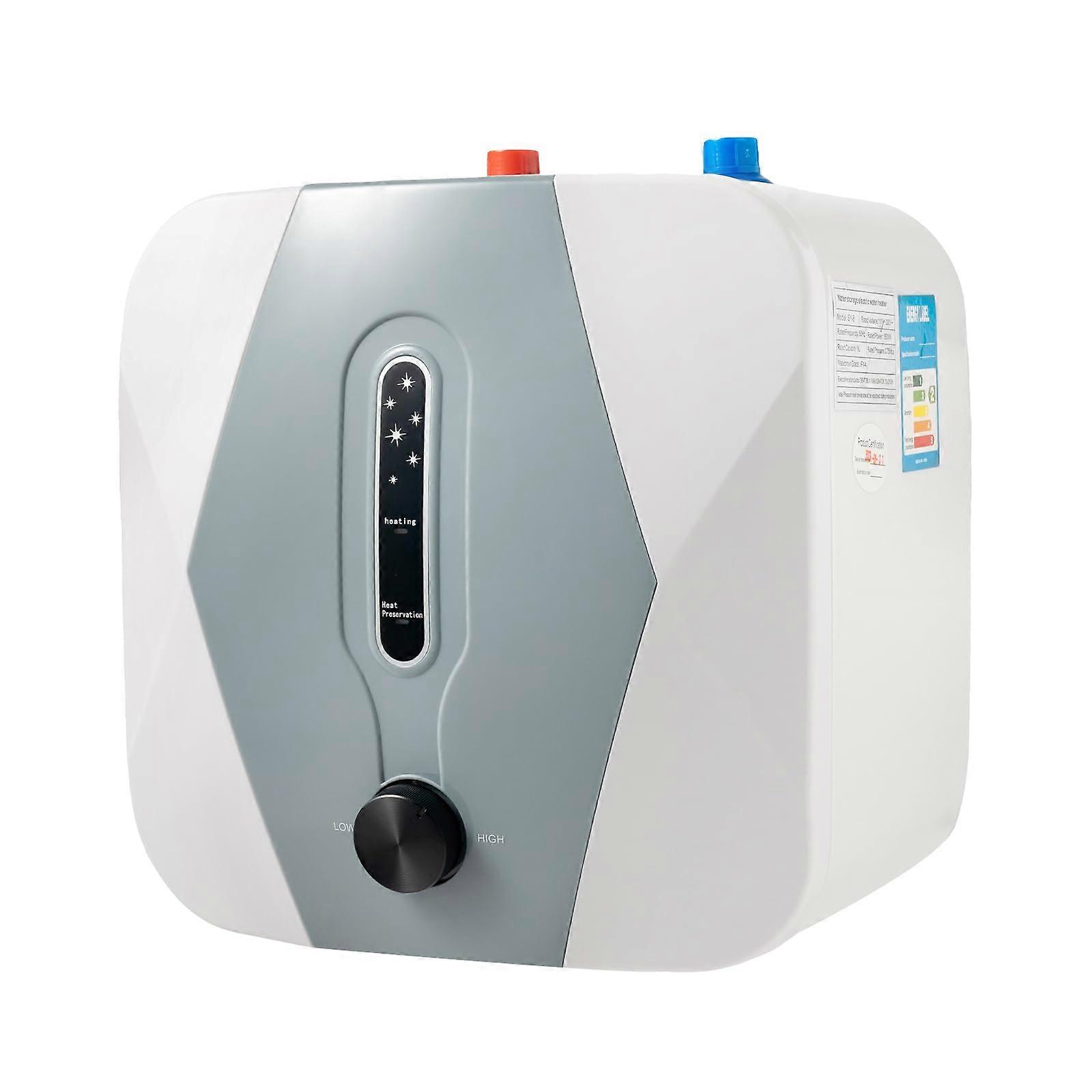 Mini Tank Water Heater 110V Under Sink, 2 Gallon Fast Heating Energy Saving Adjustable Temperature