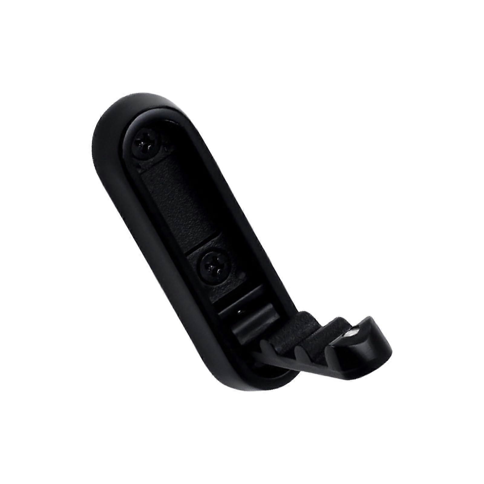 Wall Mounted Folding Hanger Rustproof Alloy Space Saving Hook for Bathroom Kitchen Camper Caravan Black