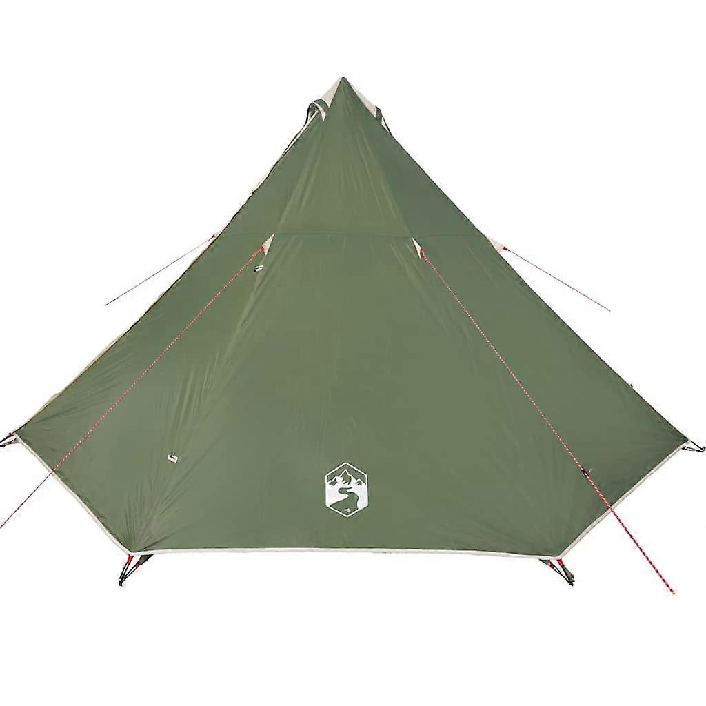 vidaXL Tipitent 8-persoons waterdicht groen