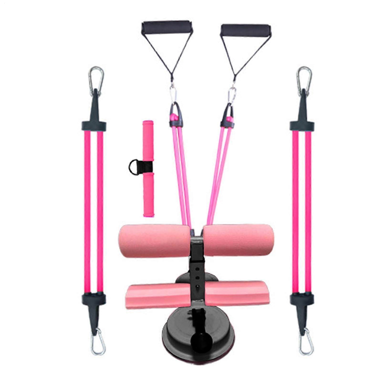 Sit Up Assistant Device with Adjustable Resistance and VacuumLock Suction Base for Home Core Workouts