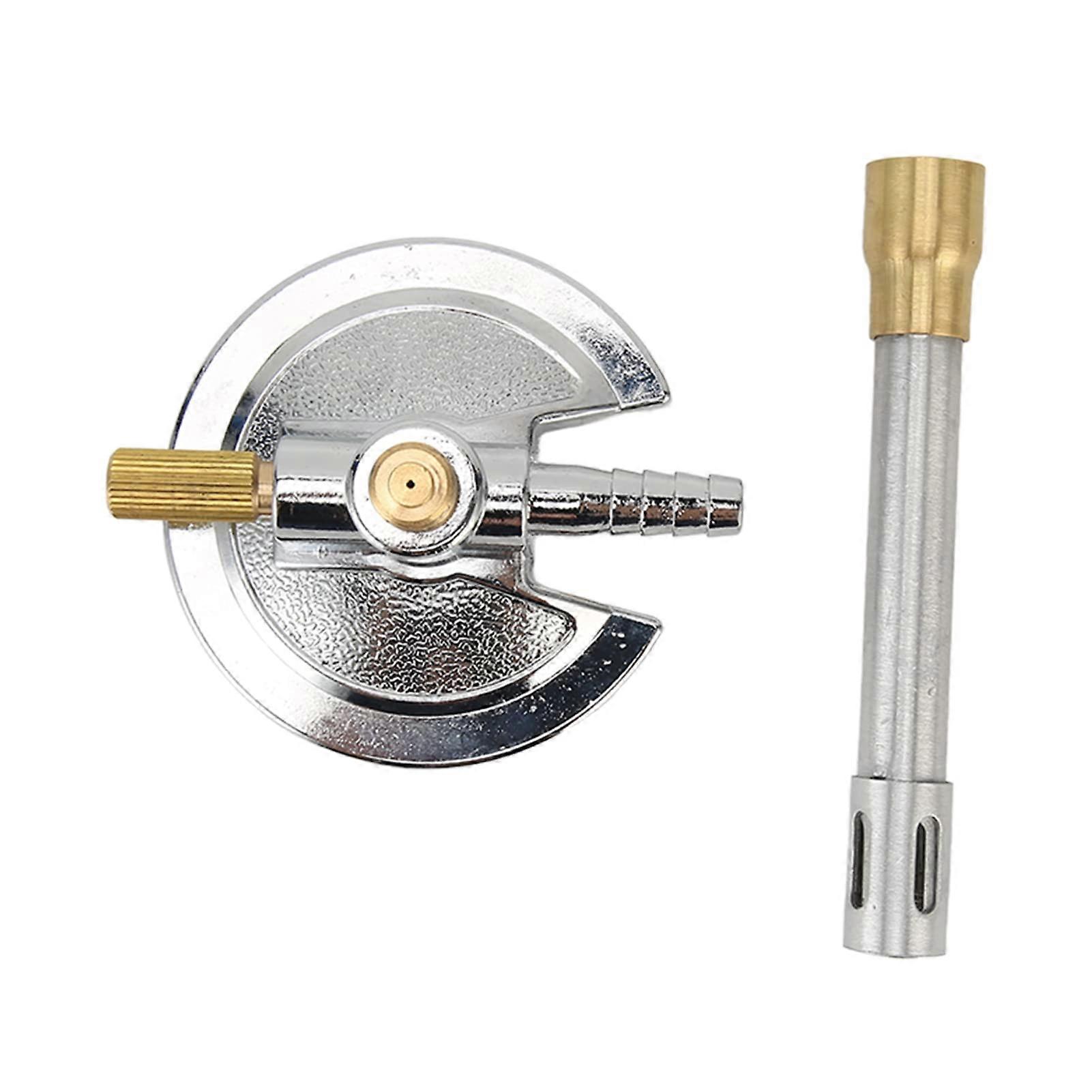 Laboratory Gas Burner with Adjustable Flame Control for Safe Temperature Scientific Use