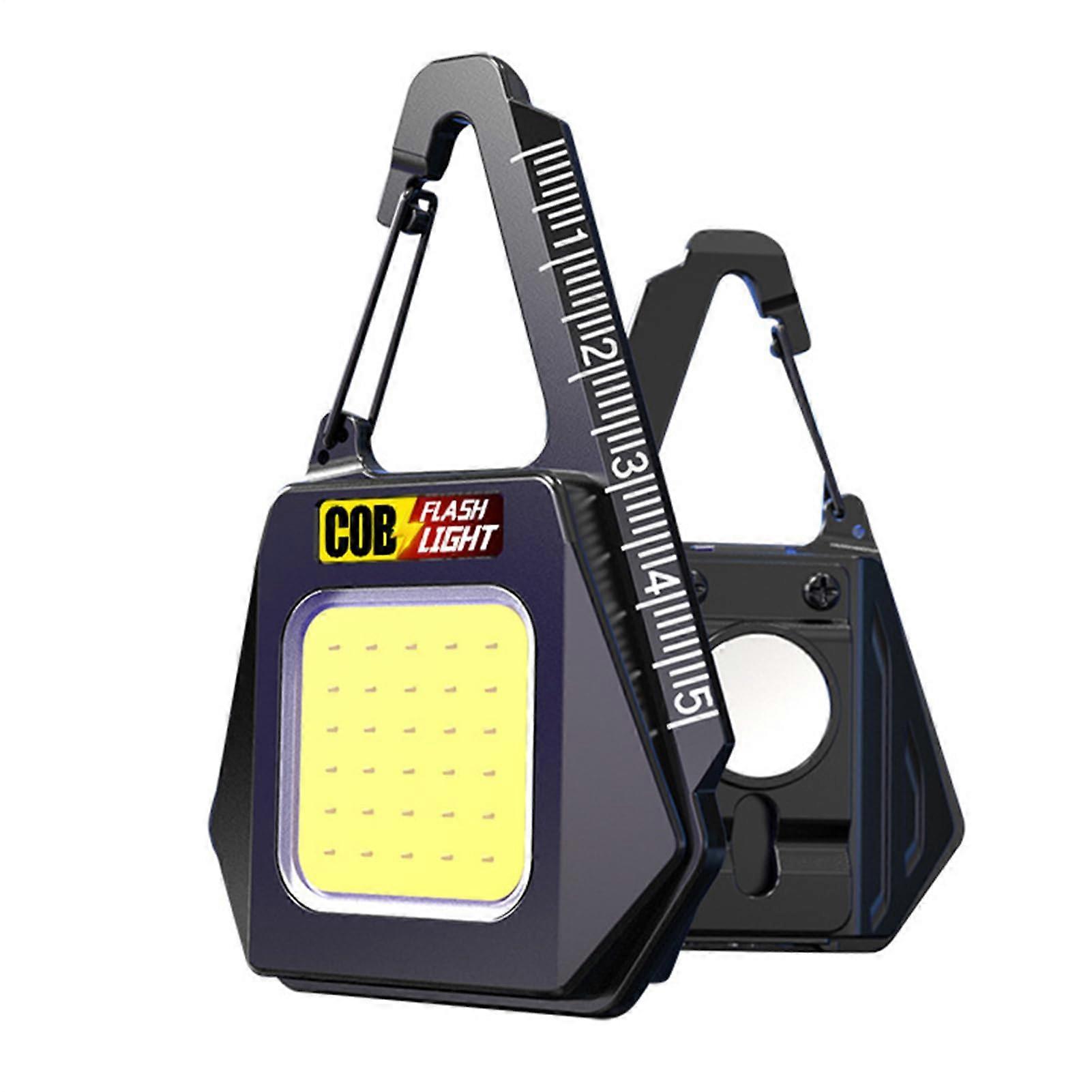 Portable Camping Light with Magnetic Attachment, Triangular Rechargeable LED Work Lamp for Outdoor