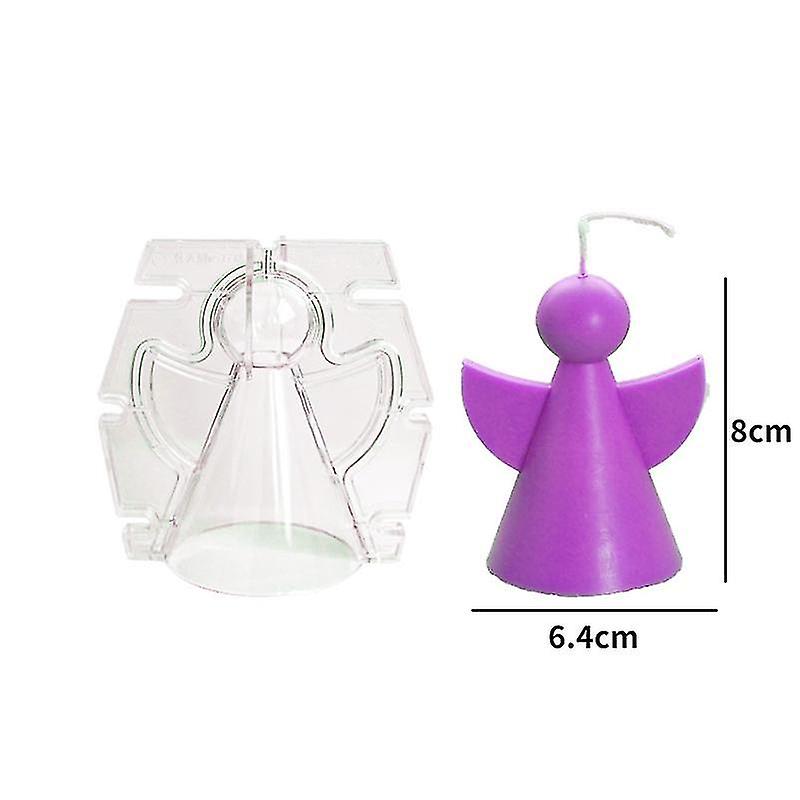 Creative Angel Acrylic Candle Mould Diy Pc Aromatic Candle Making  Soa