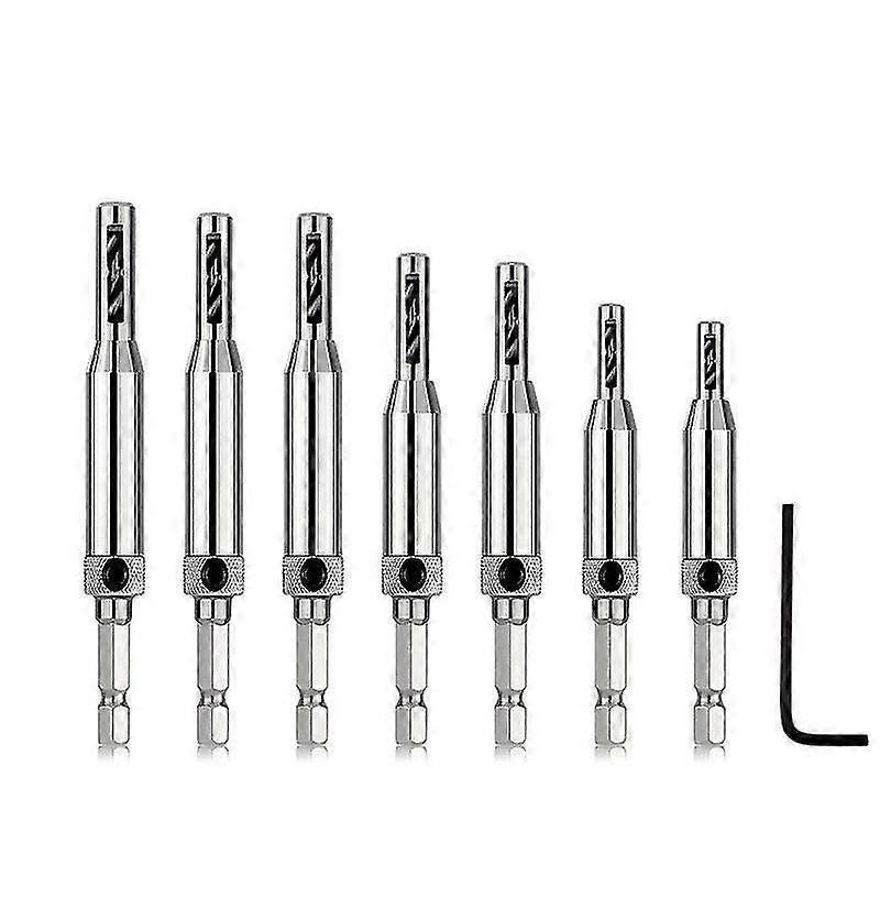 Ring Drill Bit,Drilling Depth Stop,Depth Stop Collar,Ring Positioner,Limiting Collars with Hex Wrench for Drill Bits