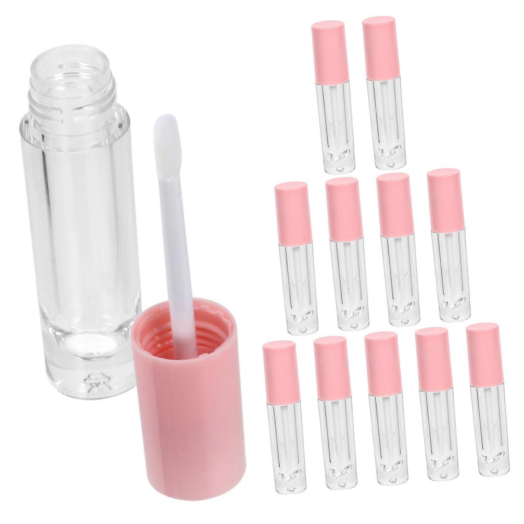 Transparent Empty Lip Gloss Tubes 4ml Refillable Mini Containers for DIY Makeup and Travel Use