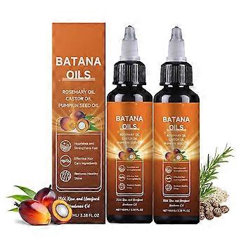 Batana-Öl für Haarwachstum mit Rosmarin-, Rizinus- und Kürbiskernöl 100 ml Intensive Feuchtigkeitspflege