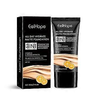 Base hidratante com acabamento matte, natural e leve, ilumina o rosto, cuida da pele, longa duração e proporciona hidratação.