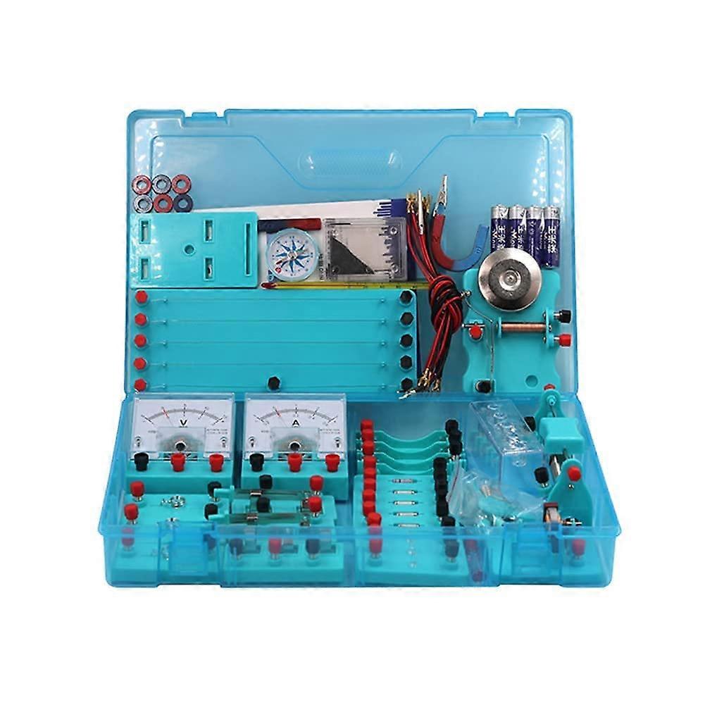 Electricity and Magnetism Kit with HandsOn Circuit Learning for Middle School Physics Science Lab