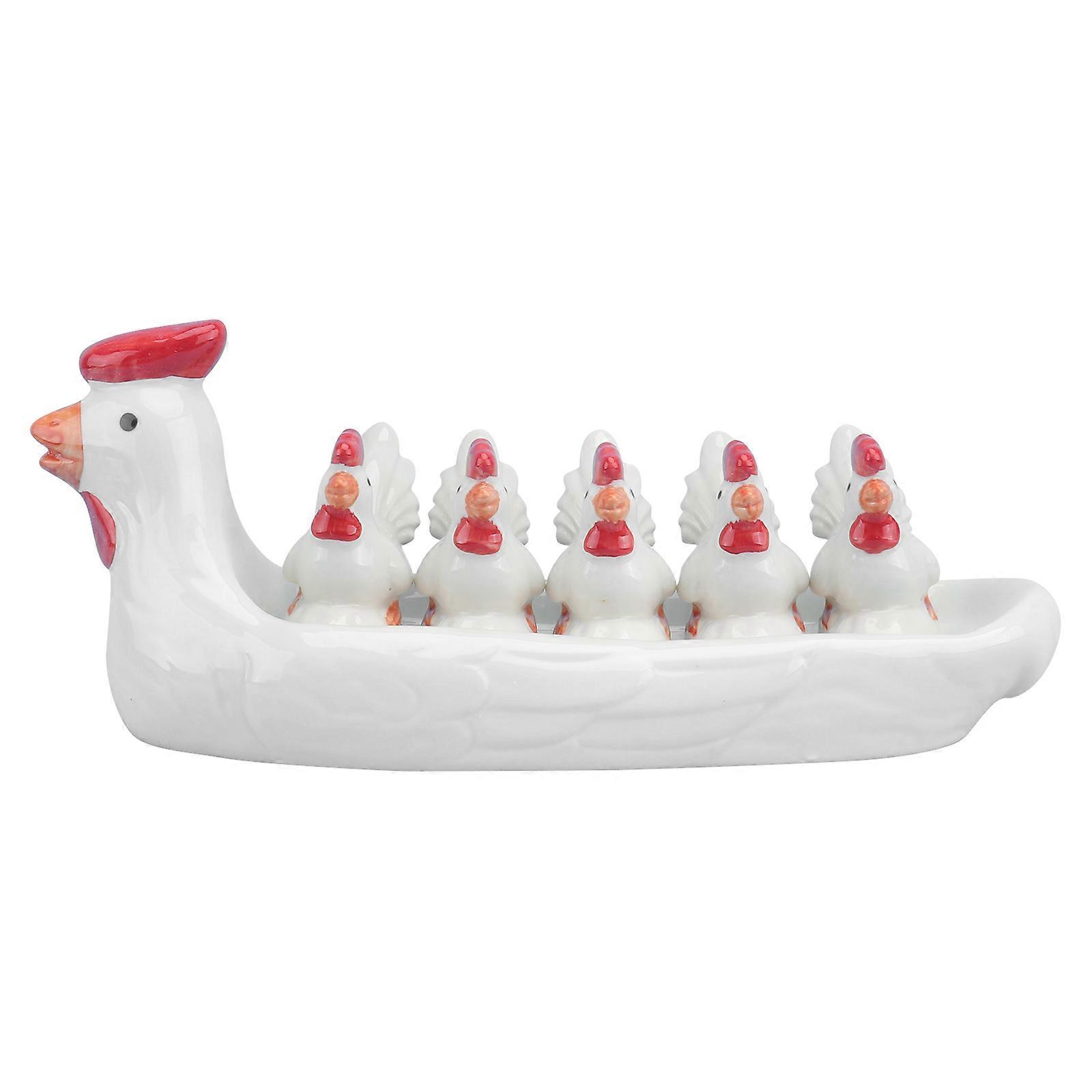 Chopsticks Stand Ceramic Chopsticks Holder for Tableware 1Set Red Kitchen