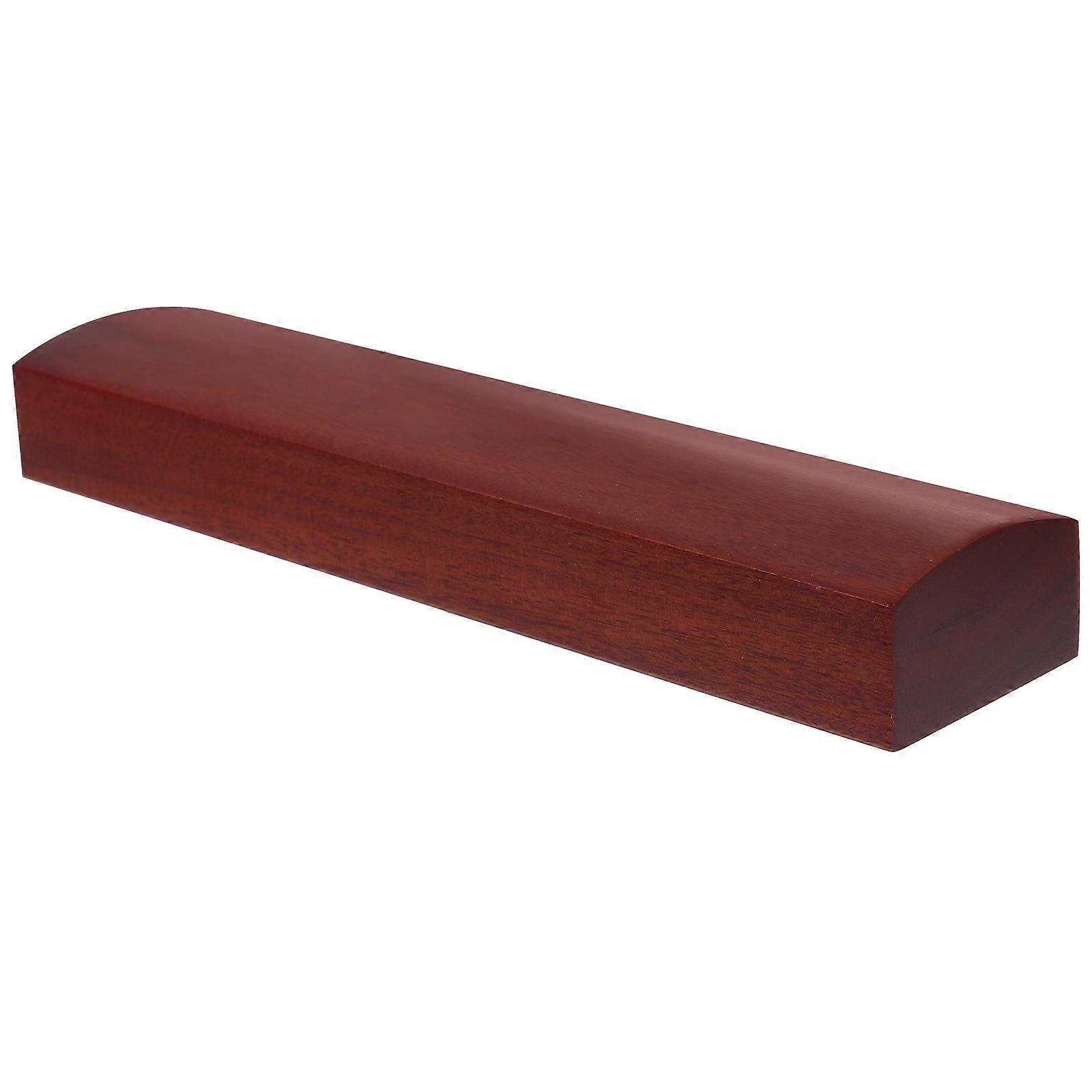 Wooden Paperweight Paper Weight for Calligraphy 3Pcs Dark Red Rectangular Paperweights