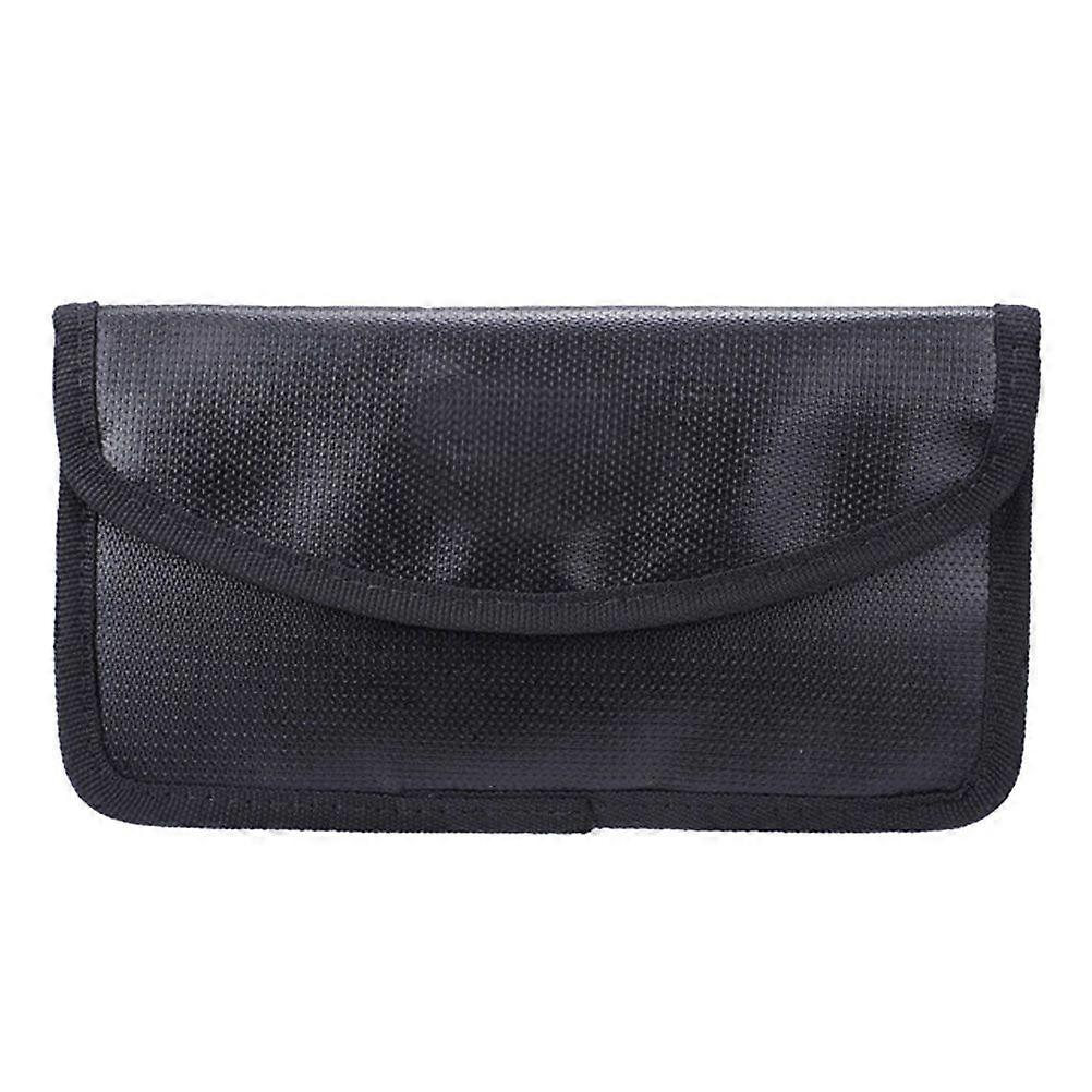 Fireproof Document Bag Portable Phone Pouch Important Document Holder Safe File Bag