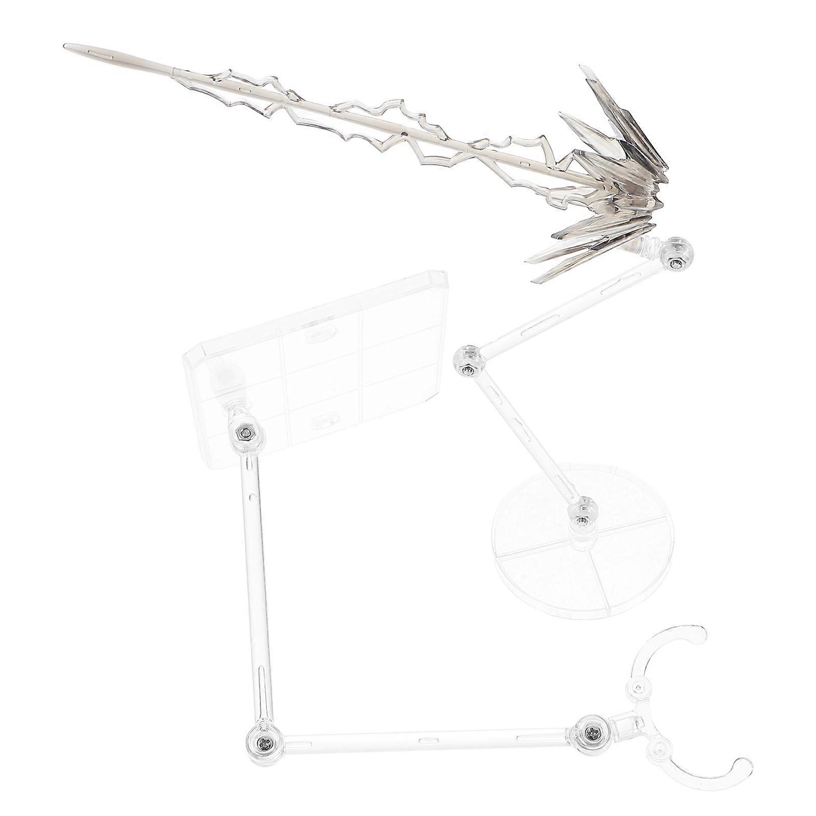 Model Holder Adjustable Figure Support Stand for Figures 1Set Black