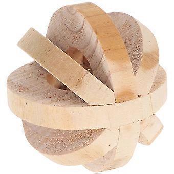 Hamster-Kauspielzeug aus Holz, Zahnschleifspielzeug, 3-teilig, langlebig, Geschenk für Kleintiere