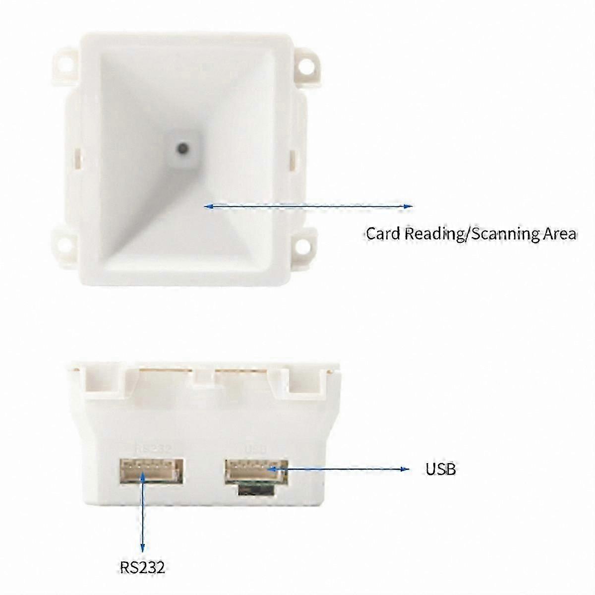 1D 2D Barcode Scanner Module with USB Connection for Gate Machines and Ticketing Systems