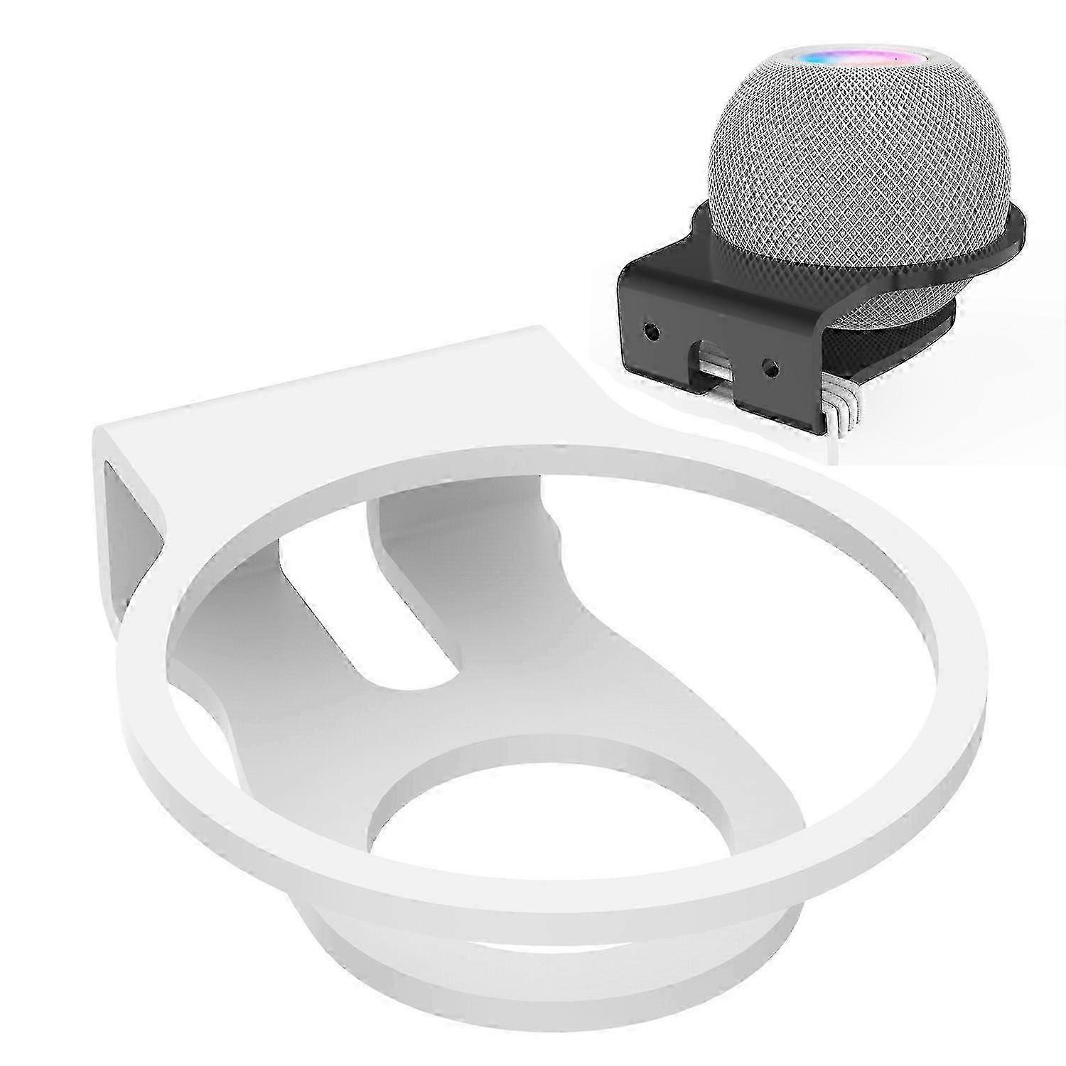 Smart Speaker Wall Mount Holder Bracket for Compatible HomePod Mini - White