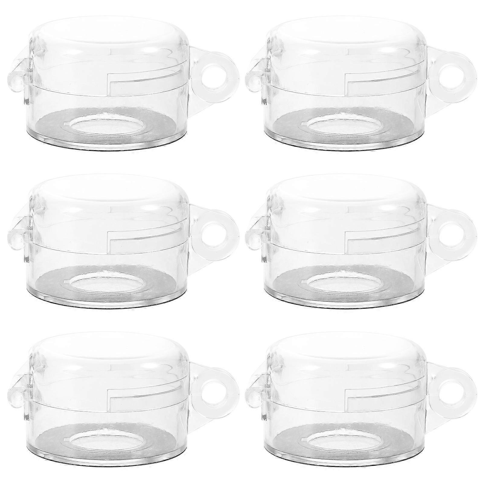 Emergency Stop Button Cover Protective Clear Button Protector 6Pcs for Safety Use