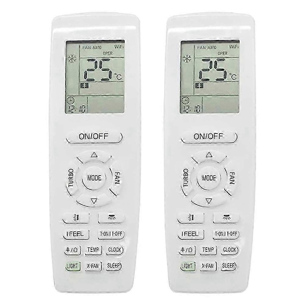 2X YAP1F Air Conditioner Remote Control compatible withGREE YAP1F Home Heating and Cooling Function Replacement Remote Control