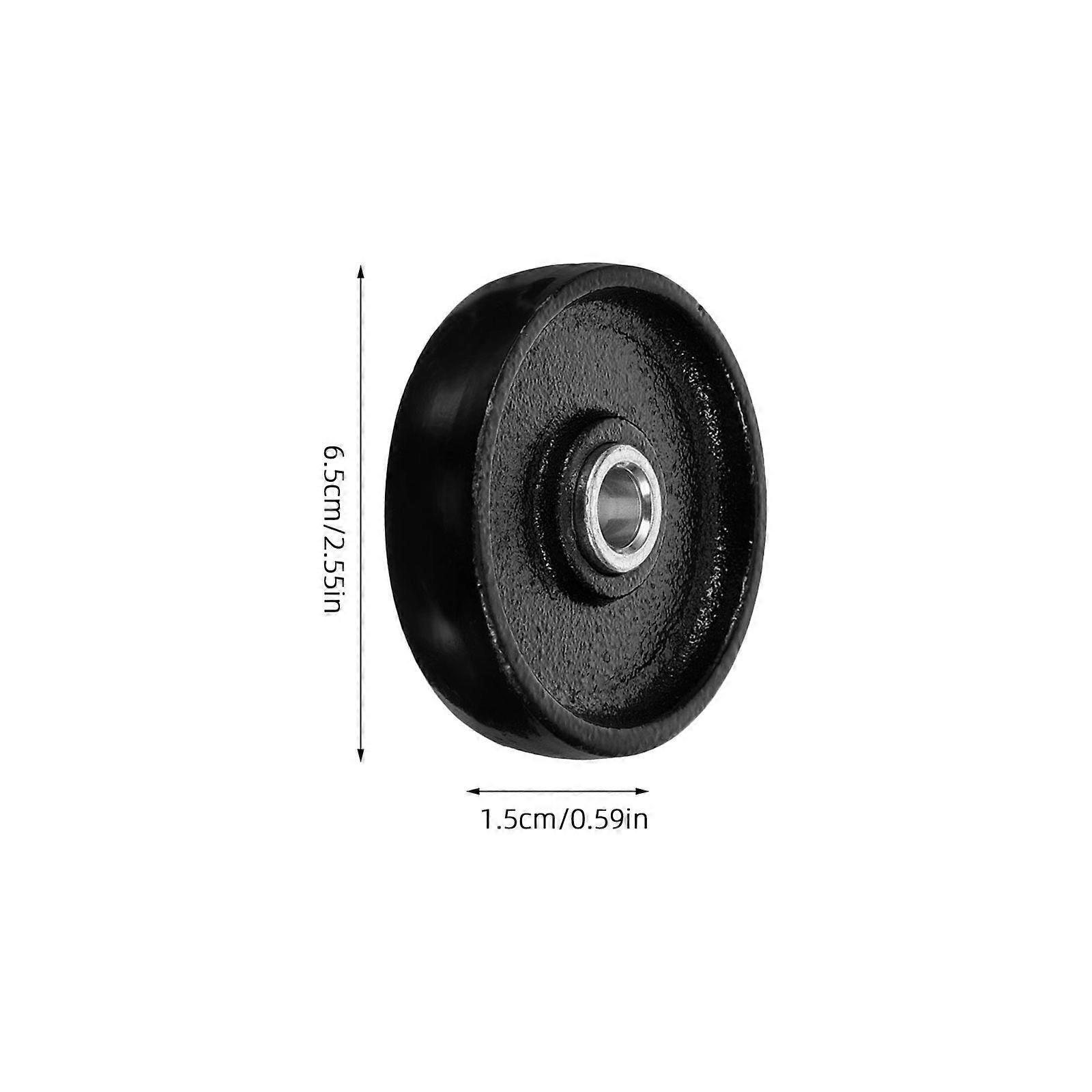 2pcs Jack Load Wheels Jack Bearing Rollers Jack Front Wheels Horizontal Jack Wheels