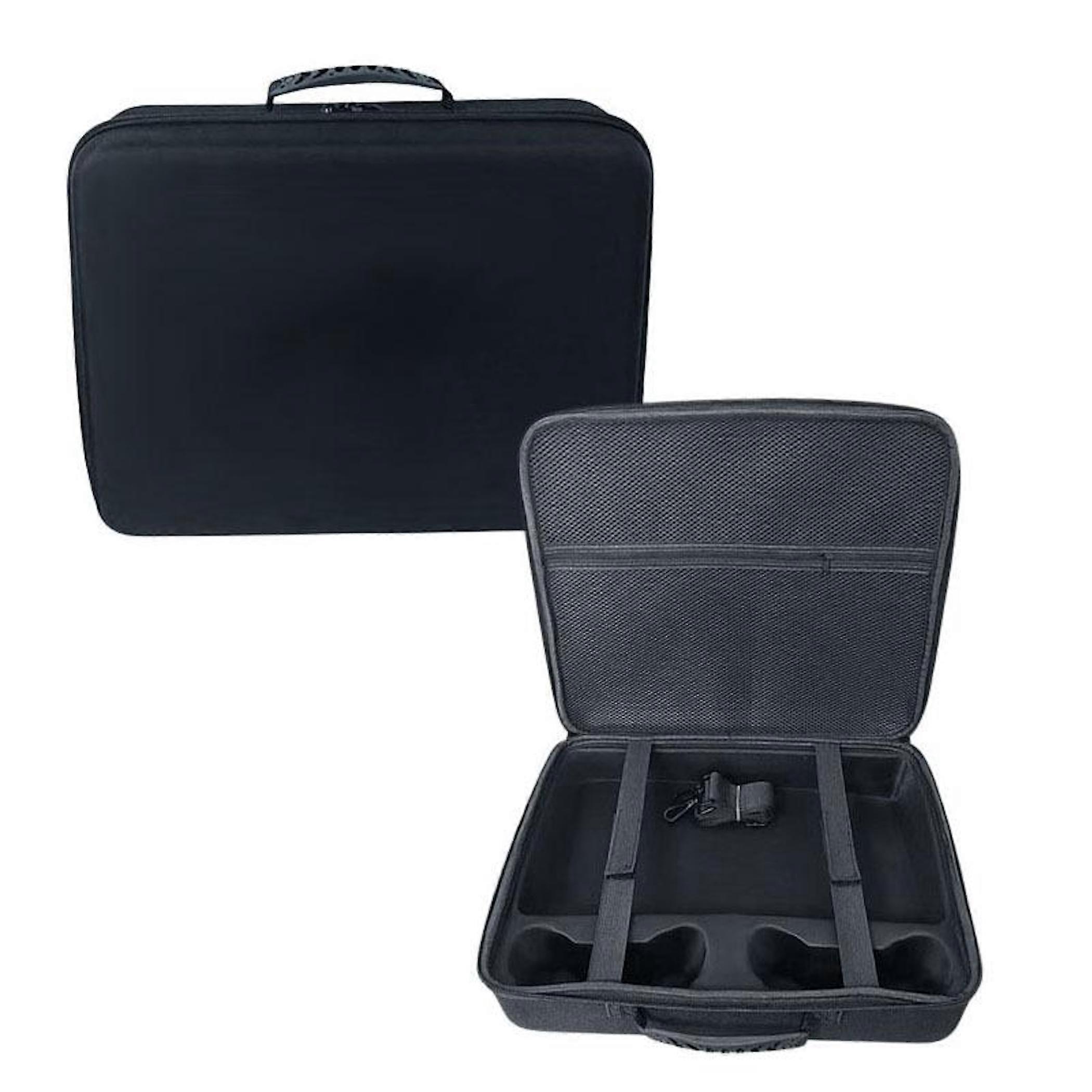 For PS5 Pro Single-Layer Hard Shell Carrying Case Waterproof Black