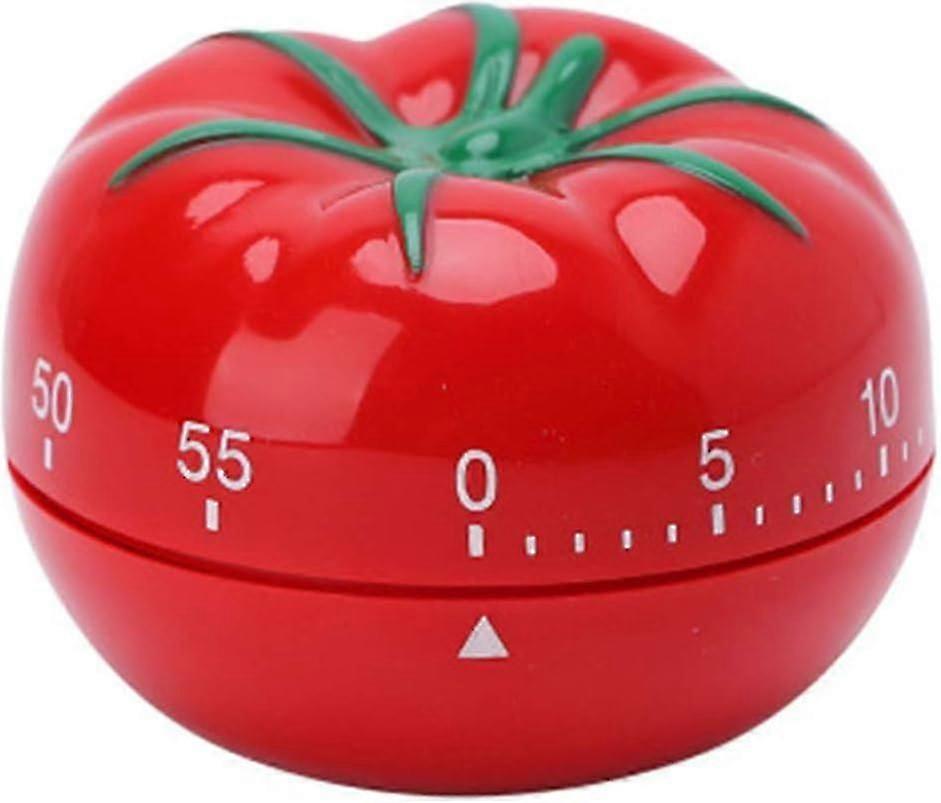 Kitchen Timer Mechanical Timer Cooking Timer Timer Shape 360 Degree Rotation Tomato Shape Timer, Kit