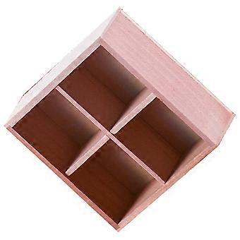 Miniature Cabinet Model for Mini House Decor 4Pcs Wooden Storage