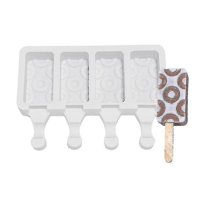 Round Pattern Popsicle Mold Non Stick Silicone