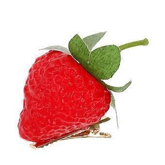 Fragola Hair Clip Carino Frutta A Forma di Hairclip Decorativo Hairclip Accessorio per capelli