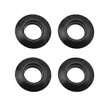 Kajak Paddel Tropfringe 4PCS Schwarz Kajak Kanu Floß Paddel Ruder Tropfringe Rafting Paddel Welle, Kanu Paddel Tropfring