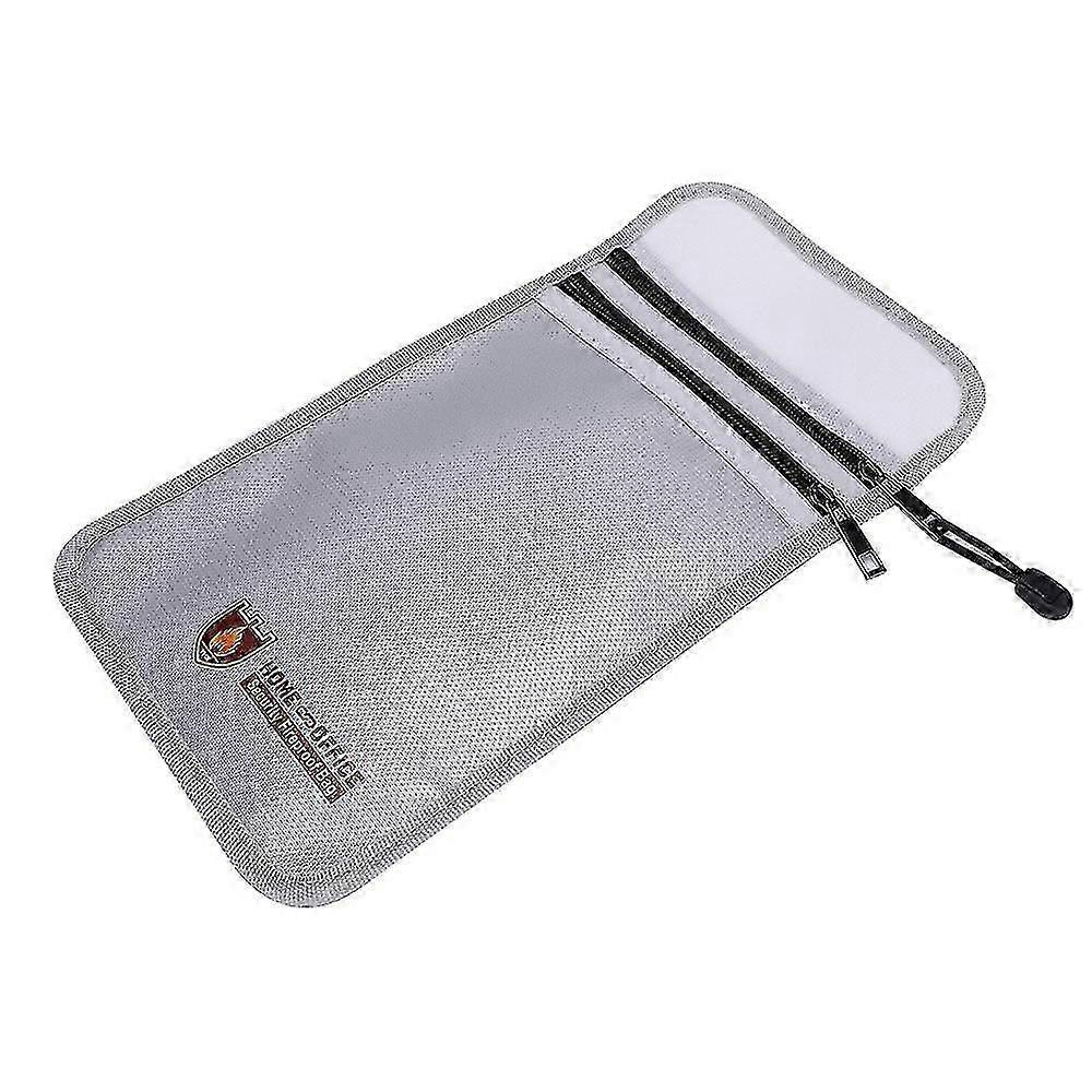 Fireproof Document Bag, Waterproof Envelope Bag Holder,27x17.5cm,white