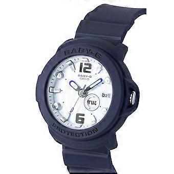 Casio Baby-G Plus Analog Resin Strap Light Blaues Zifferblatt Quarz BGA-15K-2A 100M Damenuhr With Convertible Holder