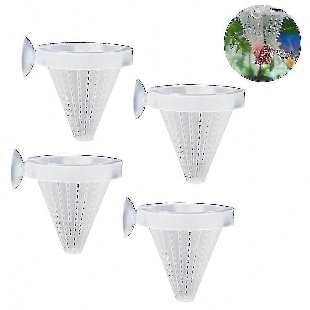Reliable Portion Control with 4-Pack Aquarium Hopper Feeder