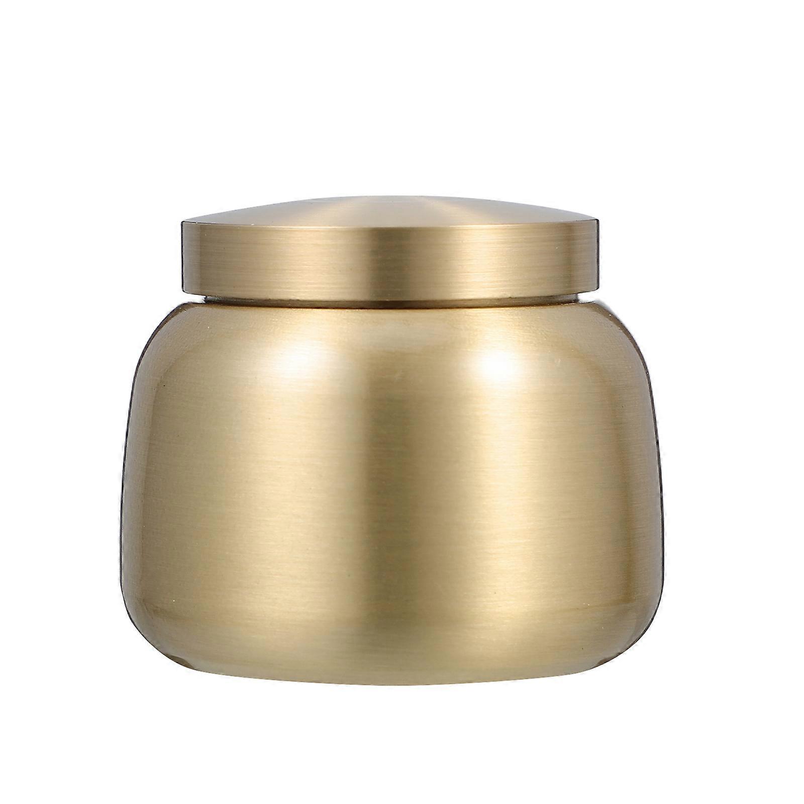 Durable Brass Urn for Ashes Sealed Storage Container