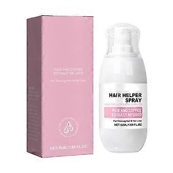 Hair Helper Spray, Rice Nutri Spray for Hair Growth with Biotin and Ginger, Hair Regrowth Serum Spray for Thinning Hair, Promotes Thicker Fuller Hair