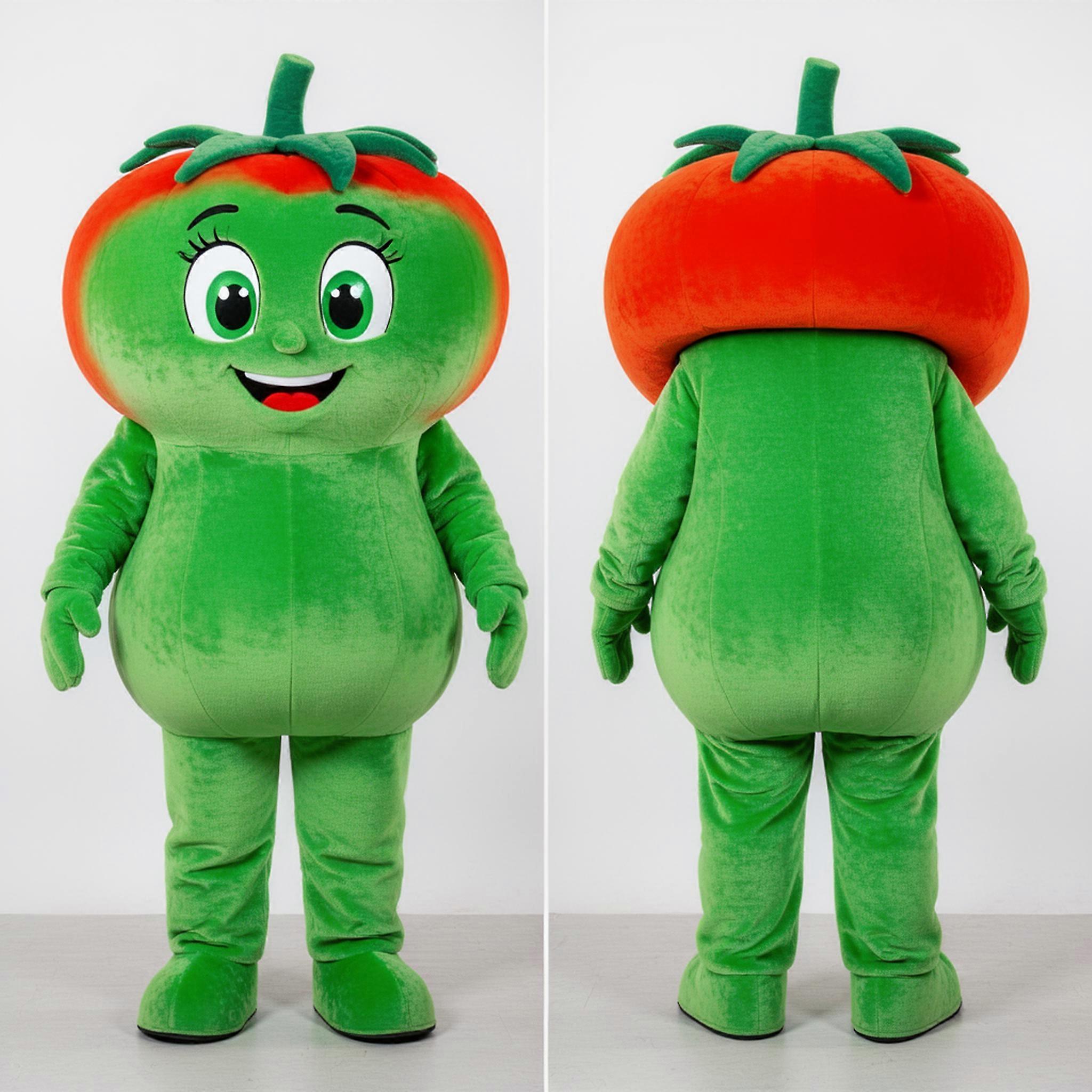 MASTICOT Emerald Green Plump Tomato Mascot