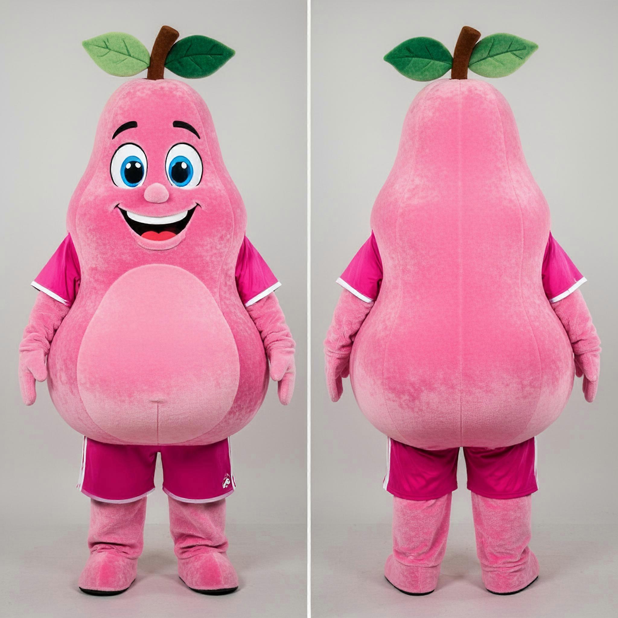 MASTICOT Pink Plump Pear Mascot
