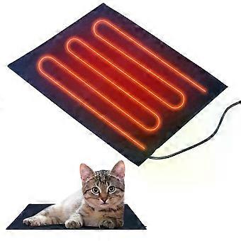 Heated Cat Bed Cat Heating Pad Cat Furniture Medium Electric Heating Pad For Dogs And Cats Indoor Adjustable Warming Mat With 3