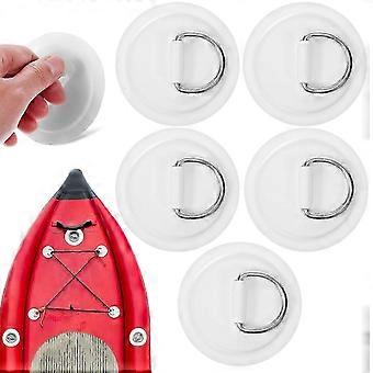 5 stks D Ring Pads Kajak D Ring PVC Patch Kano Rafting Accessoires voor Opblaasbare Boot Surfplank Paddle Board