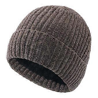 Warm Lightweight Chenille Knit Beanie Cap Classic Fit For Outdoor Daily Wear