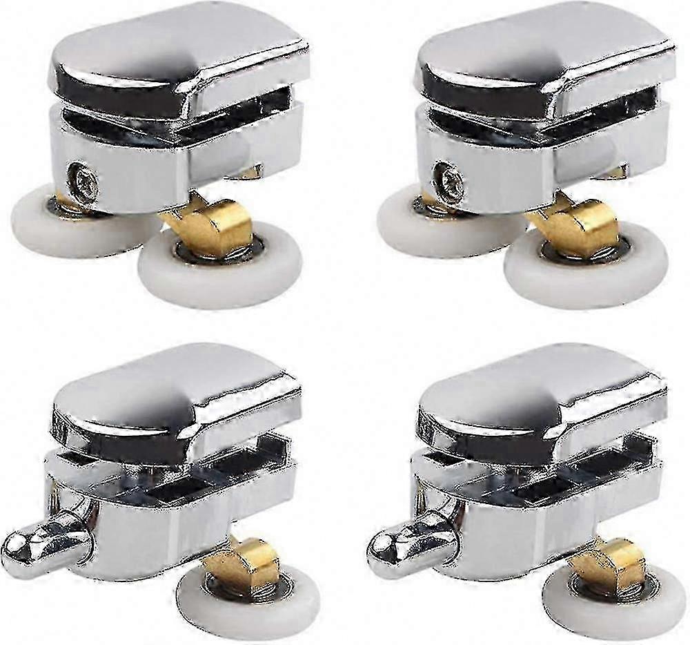 Twin Shower Door Rollers 23mm Wheels