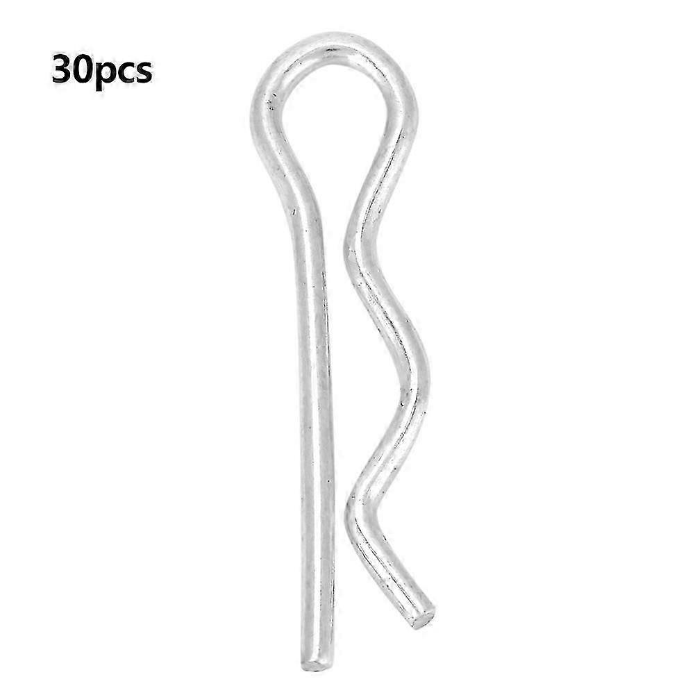 R Cotter Pin Haltestift Befestigung Clip Bright Verzinkt (1,6 * 28mm 30pcs)