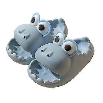 Kids Summer Slippers Cute Dinosaur Thick Bottom Slip Resistant for Beach Pool Indoor Outdoor